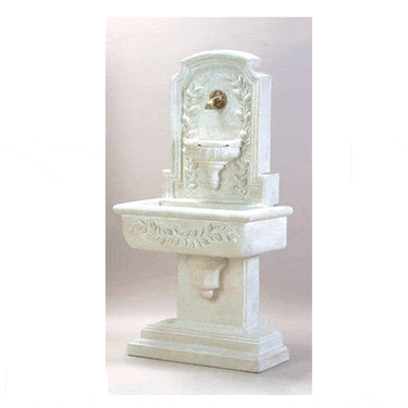 Sorrentine Wall Cast Stone Outdoor Fountain For Spout Fountain Tuscan